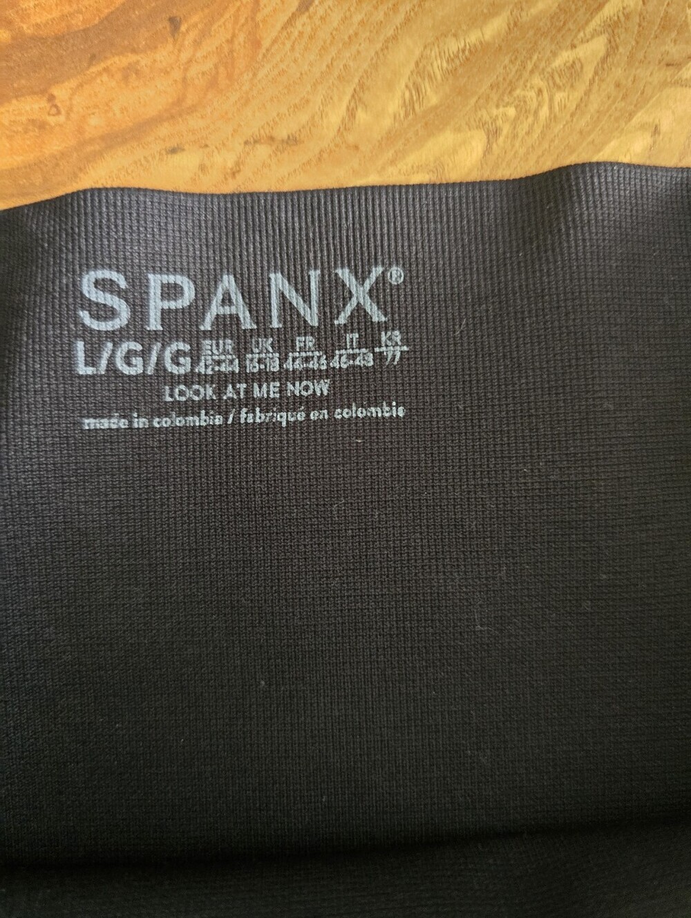 Spanx Look At Me Now Seamless Leggings Black Womens Size Large - Picture 2 of 3